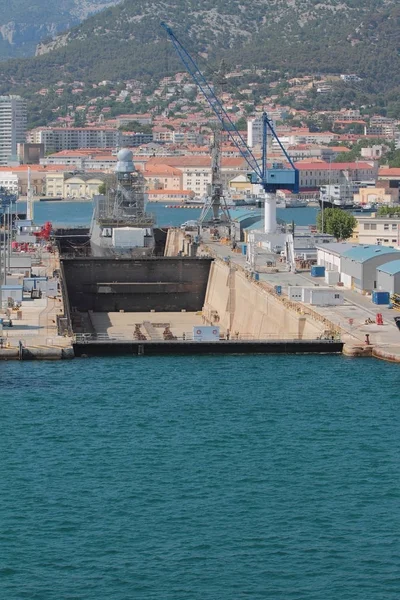 Dry Dock Sea Port Toulon France — Stock Photo, Image