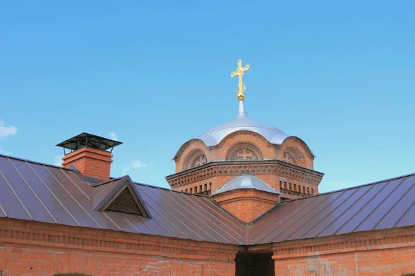 Kaple Královských Nosičů Vášně Ostrov Sviazhsk Tatarstan Rusko — Stock fotografie