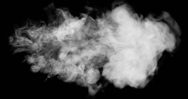 黒を基調とした白煙 — ストック写真