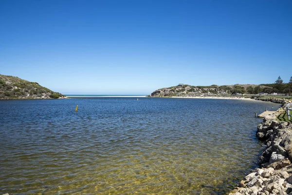 Moore river lagoon i västra Australien — Stockfoto