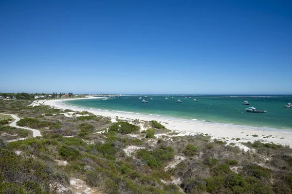 Panoramic view of Lancelin beach in Western Australia — Stock Photo, Image