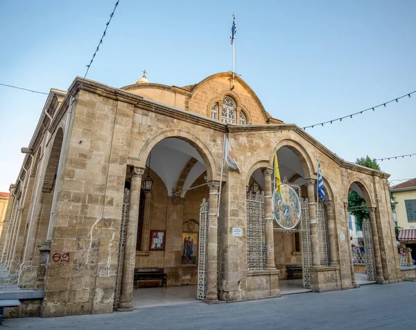 Uma frente da Igreja Faneromeni no centro da cidade de Nicósia — Fotografia de Stock