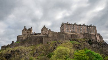 Görünümden Şehir Merkezi, İskoçya Edinburgh Castle