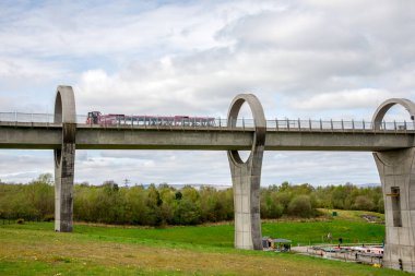 Falkirk tekerlek su kemeri feribot tekne rides