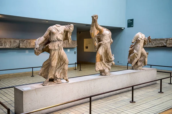 Londres, Inglaterra, abril de 2017: Tres Neridas en el Museo Británico, Londres — Foto de Stock