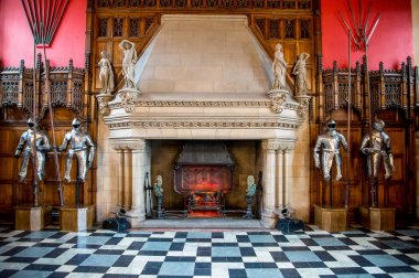 Edinburgh, İskoçya, Nisan 2017: Bir görünümden Esplanade Meydanı'na Edinburgh Castle