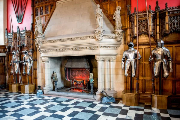 Edinburgh, İskoçya, Nisan 2017: Bir görünümden Esplanade Meydanı'na Edinburgh Castle