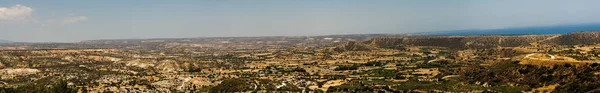 Cyprus countryside panorama from Pissouri village viewpoint, Limassol district — Stock Photo, Image