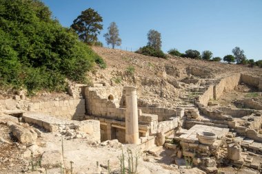 Ancient Amathus city site in Limassol clipart