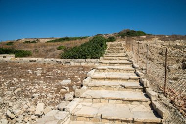 Amathus sit alanı, Limasol antik Acropolis için tepeden merdivenleri