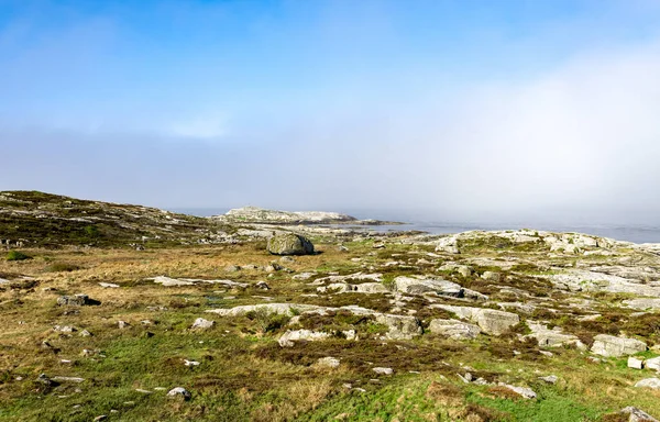 Живописный Прибрежный Пейзаж Полуострова Ясунд Танангере Норвегия Май 2018 Года — стоковое фото