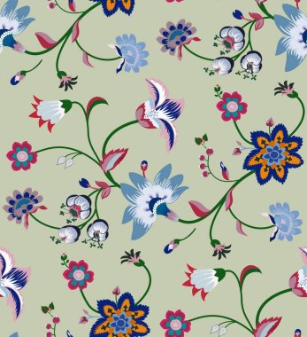 Duvar kağıdı çiçek desenli 1