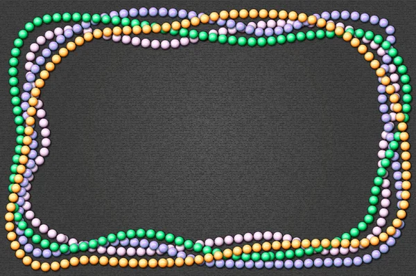 Perles perles de mer ensemble de perles tridimensionnelles — Image vectorielle