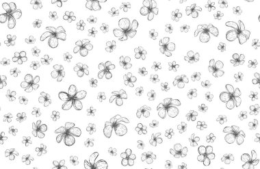 Mutlu Düğünler. El çizimi illüstrasyon. Tropik yapraklar pembe arka plan..