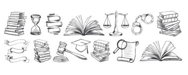 Kanun sembolleri ayarlandı. Vektör elini ölçeklendirir.