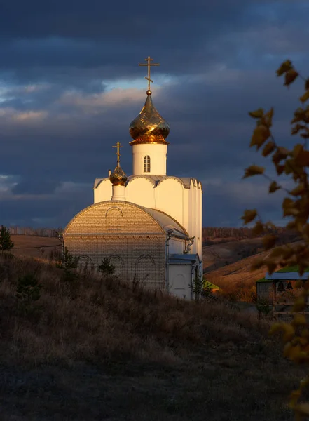 Kostomarovskiy Klasztor Kobiet Diecezjalnych Miejscowości Kostomarovo Obwód Woroneski — Zdjęcie stockowe