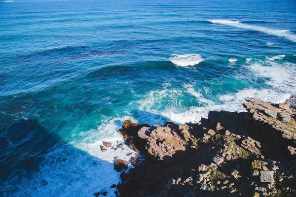 Landskap Med Tropiska Vatten Havet Över Havet Med Blått Vatten — Stockfoto