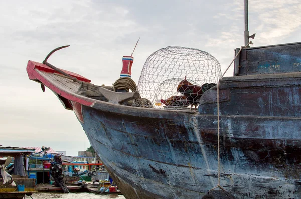 Mercado de saqueos en el río Mekong — Foto de Stock
