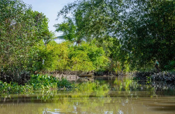 Piccolo canale nel delta del Mekong . — Foto Stock