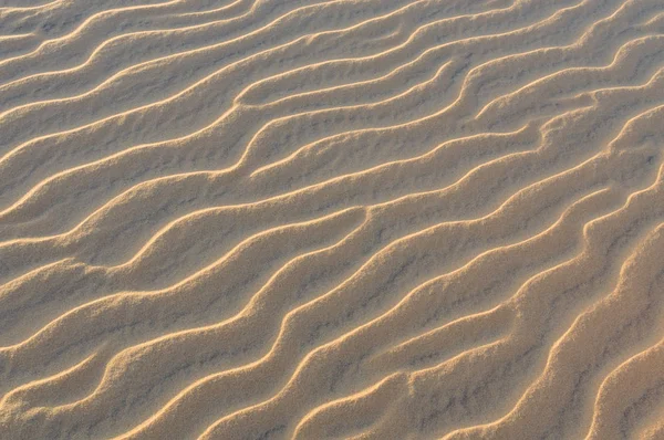 Ondas de areia no deserto — Fotografia de Stock
