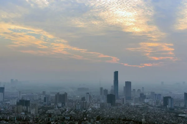 ミステリー期ハノイ スカイライン都市景観 — ストック写真