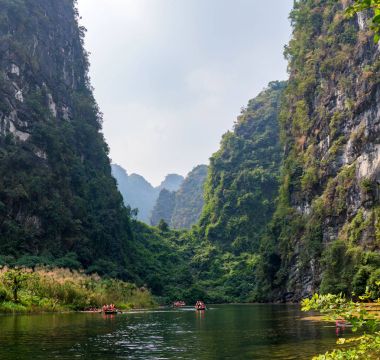 Trang An, Tam Coc, Ninh Binh, Vietnam.
