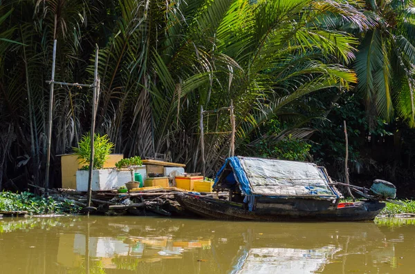 Delta del mekong en Vietnam — Foto de Stock