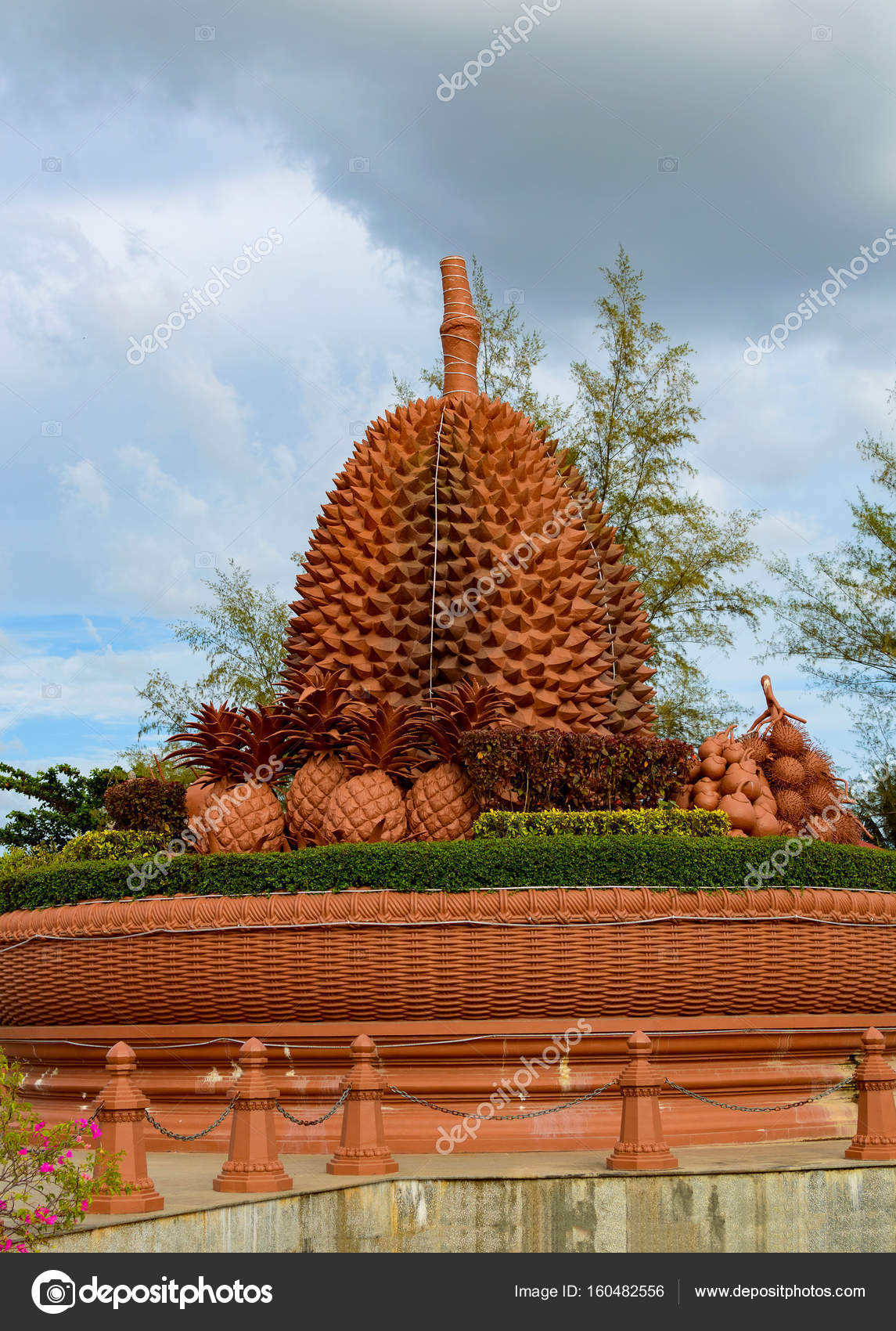 Big durian monument Stock Photo by ©Rostovdriver 160482556