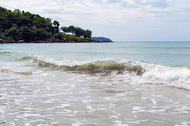 Deniz kıyısında Sihanoukville Beach