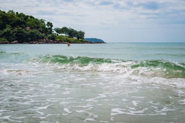 Deniz kıyısında Sihanoukville Beach