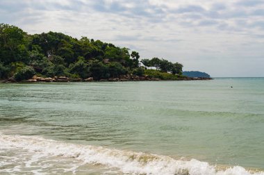 Deniz kıyısında Sihanoukville Beach