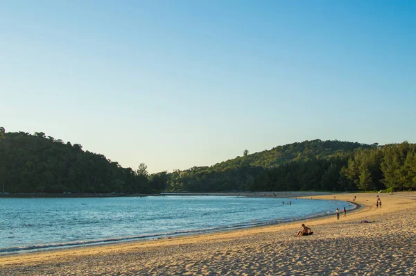 Bang Tao beach na ostrově Phuket, Thajsko — Stock fotografie