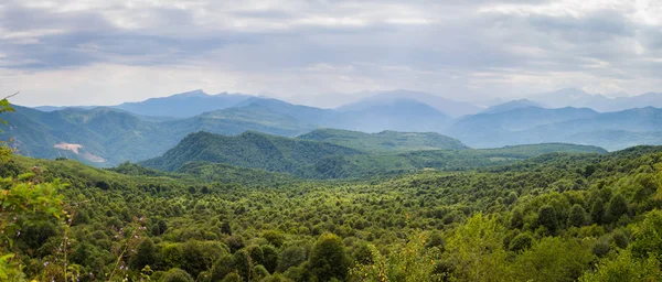 Dağ vadi manzarası. Adıge Cumhuriyeti, Krasnodar bölgesi, Rusya Federasyonu