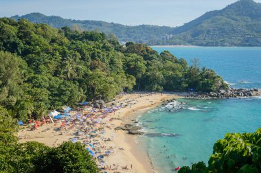 Üstten Görünüm noktadan, Tayland Phuket Beach