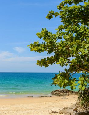 Naithon beach Phuket Island, Tayland tarihinde