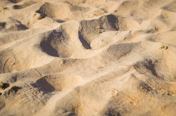 Areia de praia fina no sol de verão — Fotografia de Stock