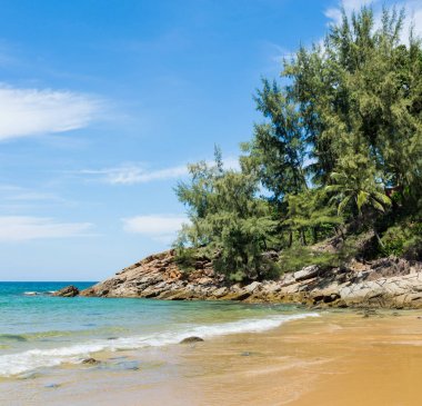 Naithon beach Phuket Island, Tayland tarihinde