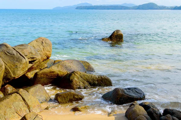 Küçük sakin Hua beach Phuket Adası — Stok fotoğraf