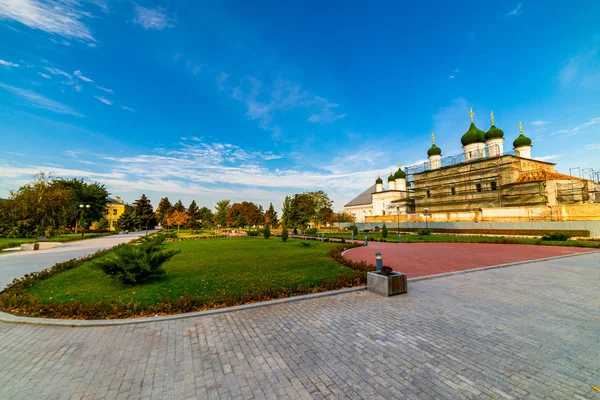 Ortodox templom Astrakhan kremlin, Oroszország — Stock Fotó