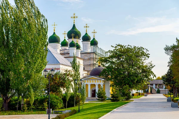 Ortodox templom Astrakhan kremlin, Oroszország — Stock Fotó