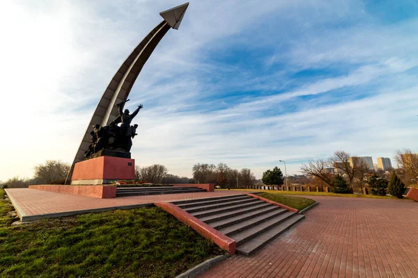 Complexe Commémoratif Kumzhenskaya Grove Honneur Des Soldats Tombés Armée Rouge — Photo