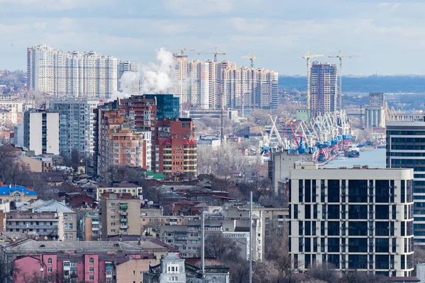 Rostov Don ロシア 2020年1月23日閲覧 ドンのロストフの街のパノラマ — ストック写真