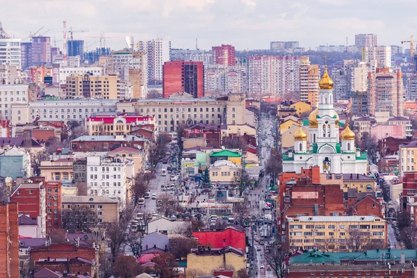 Rostov Don Rusia Enero 2020 Vista Aérea Rostov Don Panorama —  Fotos de Stock