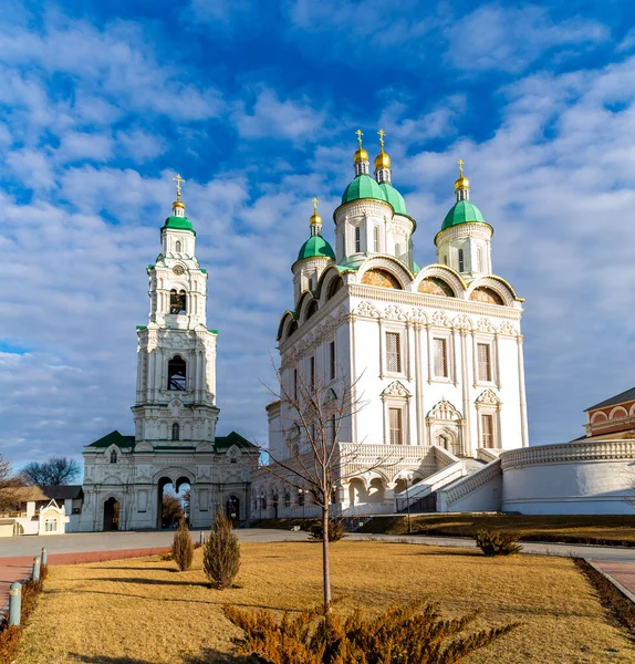Kilátás Katedrális Harangtorony Astrakhan Kremlin — Stock Fotó