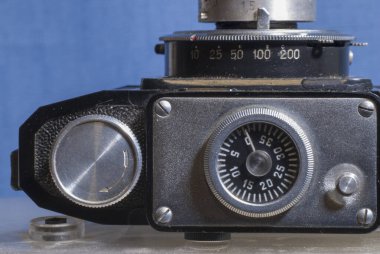 20. yüzyılın eski retro kameraları.