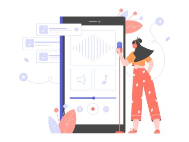 Mobil ses kayıt stüdyosu. 