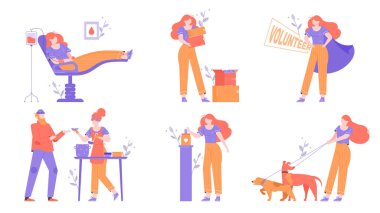 Karakter belirlendi. Gönüllü olmak ve yardım etmek..