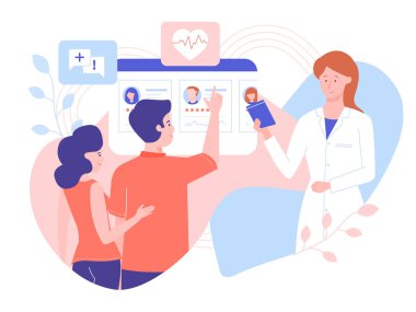 Genç bir adam internetten doktor seçiyor..