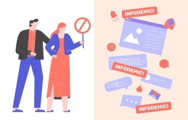 Virüs salgını sırasında infodemik. 