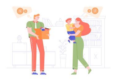 Küresel ekonomik kriz yüzünden insan işini kaybetti. 